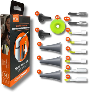 MOBI Smart Otoscope Ear Cleaning Accessory Kit - Compatible with MOBI Smart Otoscope, Ear Wax Removal Tool Convenient at - Home Ear Examinations - Ultimate Solution for Earwax Build - Up and Itchy Ears - MOBI USA