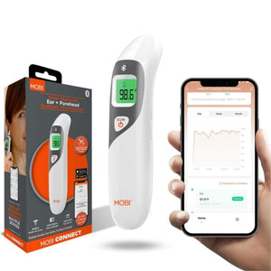 Smart DualScan Ear & Forehead Bluetooth Thermometer - MOBI USA