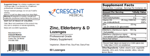 Zinc, Elderberry & D Lozenges