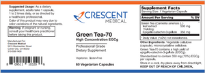 Green Tea - 70 High Concentration EGCg